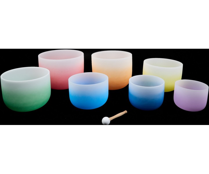 Čakrová sestava barevných mís