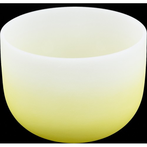 Barevná křišťálová mísa E — "Oheň" (3. čakra)