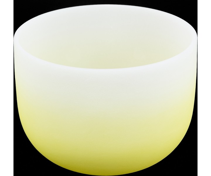 Barevná křišťálová mísa E — "Oheň" (3. čakra)