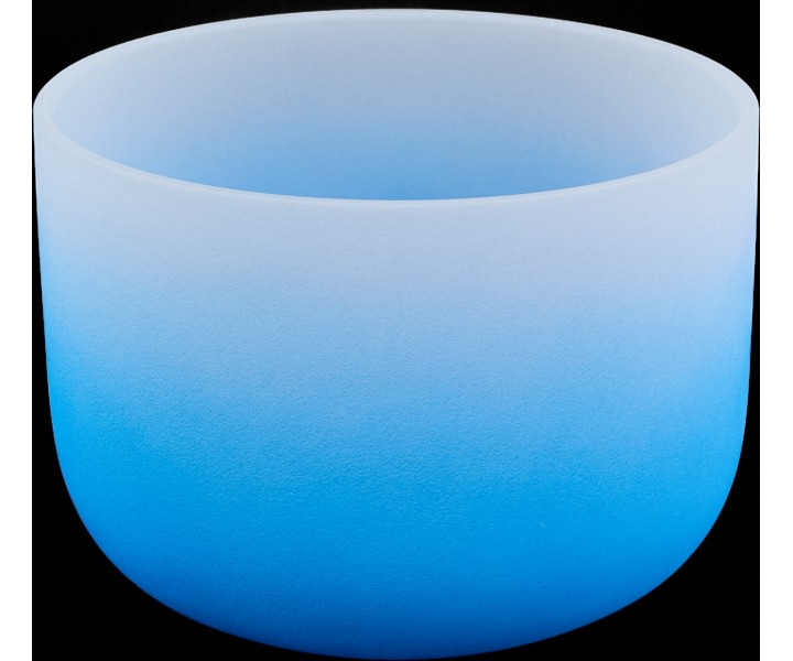 Barevná křišťálová mísa G — "Časoprostor" (5. čakra)