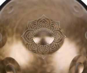 SAVITA Handpan D Kurd 9+1 stainless (mandala)