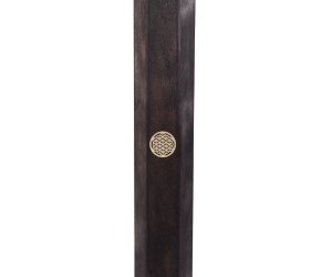 Meditační deštný sloup 92 cm - černý