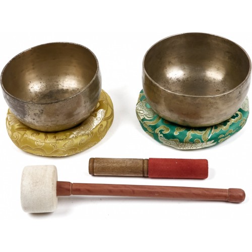 Sestava starých himalájských mís ST 12/2 "Tajemný vhled"